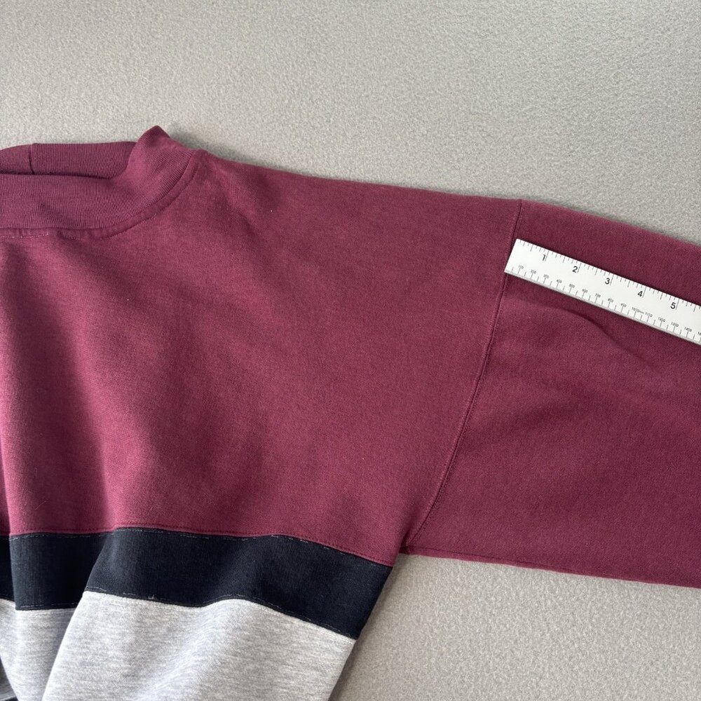 VTG Colorblock 80s/90s Crewneck Sweatshirt Mens XLT Pro Spirit Tri Color Retro - Picture 12 of 16